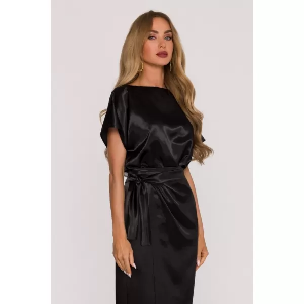  Rochie MOE M887 NEGRU 