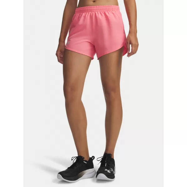  Pantaloni scurți de damă UNDER ARMOUR UA FLY BY 3'' SHORTS 1382438-602 ROZ 