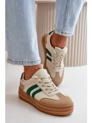 Adidași de damă EVENTO NESONICE BEJ/VERDE