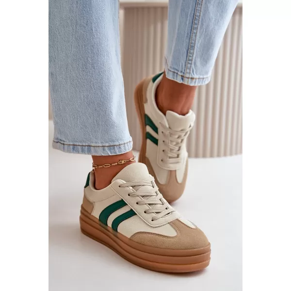  Adidași de damă EVENTO NESONICE BEJ/VERDE 