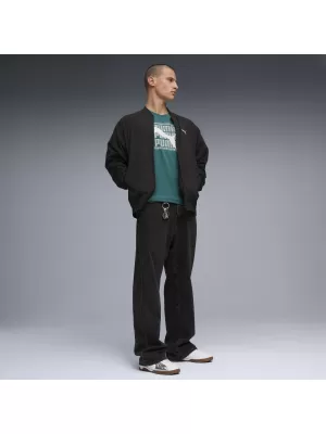 Tricou pentru bărbați PUMA GRAPHIC TEE 691775_41 GHEAȚĂ DE SMARALD