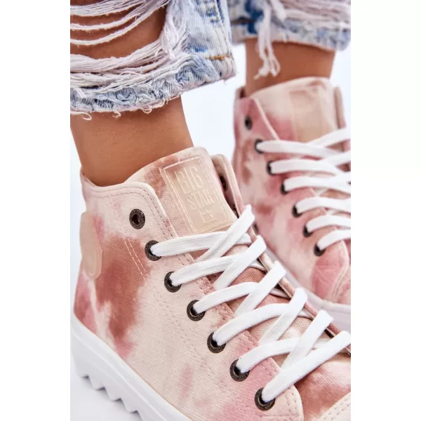  Adidași de damă BIG STAR LL274048 BEIGE/NUDE Pantofi Big Star 