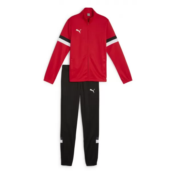  Trusa pentru copii PUMA TEAMRISE TRACKSUIT JR 658655_01 PUMA ROȘU/PUMA NEGRU 