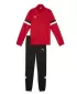 Trusa pentru copii PUMA TEAMRISE TRACKSUIT JR 658655_01 PUMA ROȘU/PUMA NEGRU