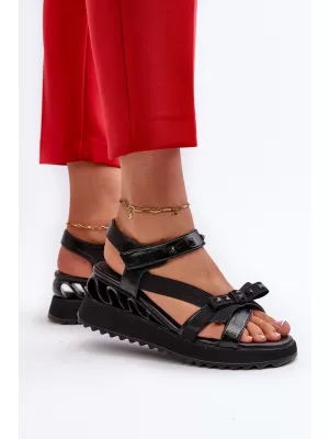 Sandale de dama D&A CR956 NEGRU
