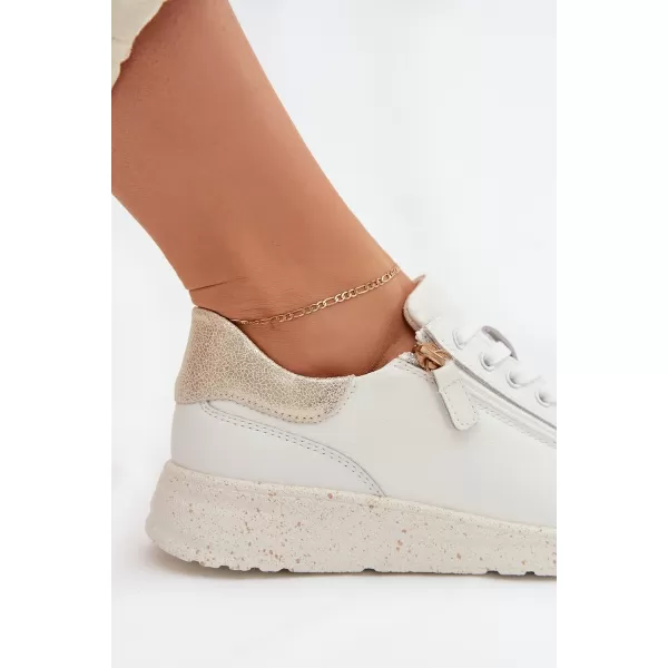 Pantofi de dama EVENTO DOROTHEA ALB/AURIU 