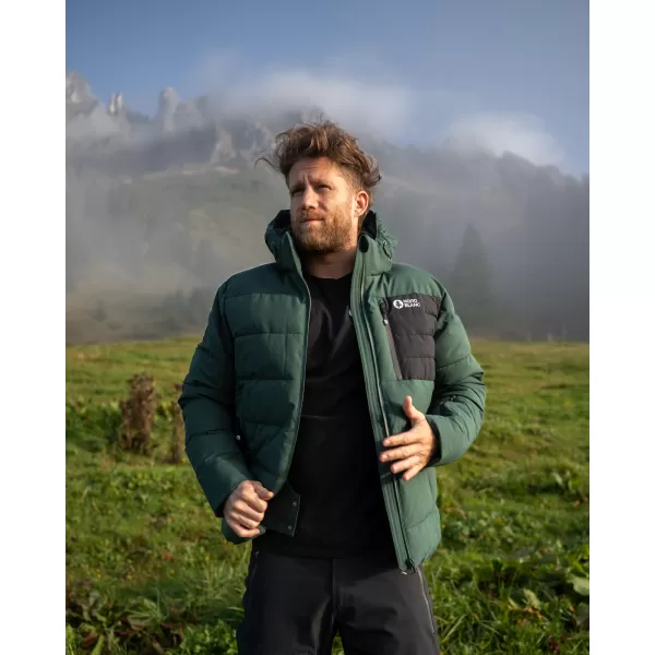  Geaca de iarna pentru barbati NORDBLANC BRAMBLE NBWJM8258 VERDE ÎNCHIS 