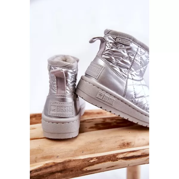  Cizme de zapada pentru copii BIG STAR KK374241 SILVER Pantofi Big Star 