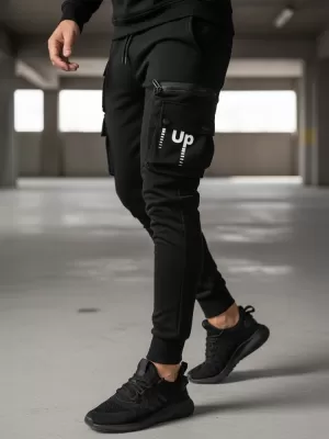 Pantaloni pentru bărbați DSTREET UX4155 NEGRU