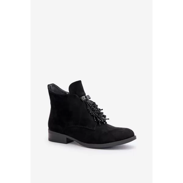  Pantofi de dama S.BARSKI HY42-715 NEGRU 