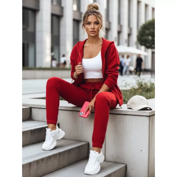  Set pentru femei DSTREET AY0742 ROŞU 