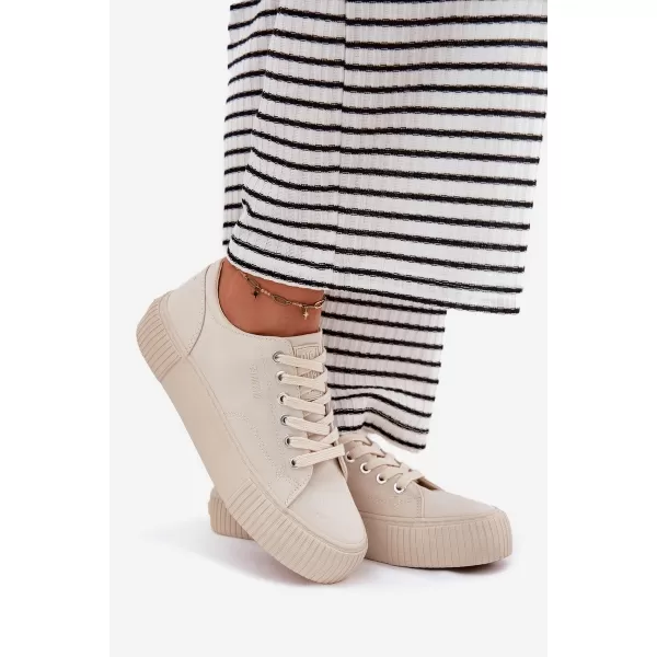  Adidasi de dama BIG STAR RR274407 BEJ Pantofi Big Star 