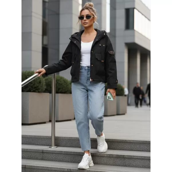 Geaca de dama DSTREET TY5636 NEGRU 