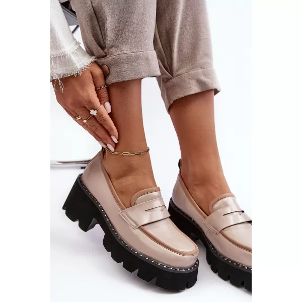  Mocasini de dama D&A MR870-32 BEJ 