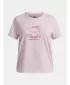 Tricou fetita UNDER ARMOUR UA G STAR LOGO LOCKERTAG SS 6009718-647 ROZ