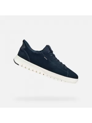 Adidași pentru bărbați GEOX FLEXTRIDE PLUS FAST IN G014647 ALBASTRU ÎNCHIS