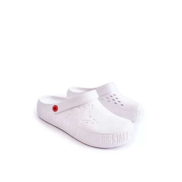  Papuci barbati BIG STAR II175003 WHITE Pantofi Big Star 