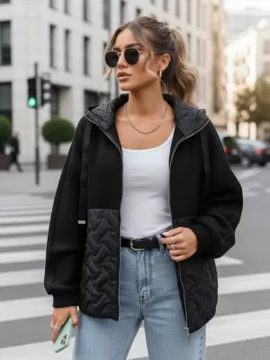 Geaca de dama DSTREET TY5594 NEGRU