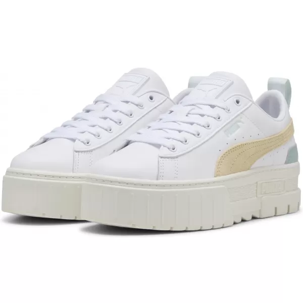  Pantofi de dama PUMA MAYZE LTH WN S 381983-51 PUMA ALB/MODERN MINT 