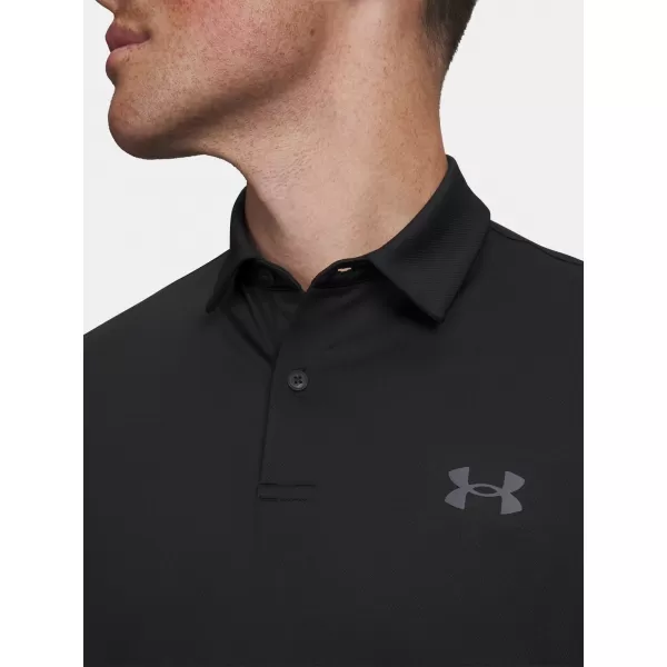  Tricou pentru bărbați UNDER ARMOUR MATCHPLAY POLO 6009799-001 NEGRU 