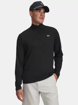 Tricou pentru bărbați UNDER ARMOUR T2G 1/4 ZIP 6010129-001 NEGRU