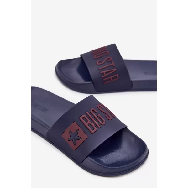  Papuci barbati BIG STAR SS174361 ALBASTRU Pantofi Big Star 