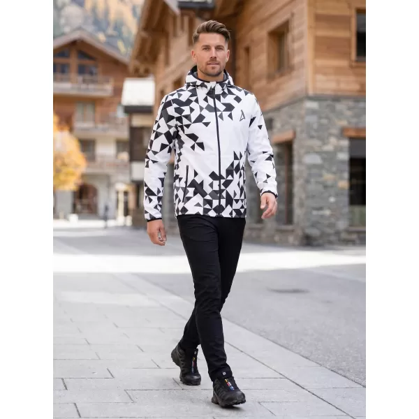  Jachetă softshell premium pentru bărbați ALTISPORT VOJ/ALM108JACK01 ALB 