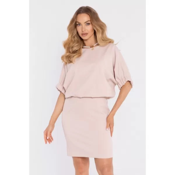  Rochie MOE M904 BEJ DESCHIS 