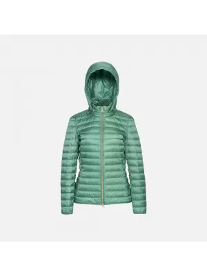 Jachetă de puf de damă GEOX JAYSEN G012392 TURCOAZ