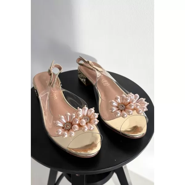  Sandale de dama D&A MR52-229 AUR 