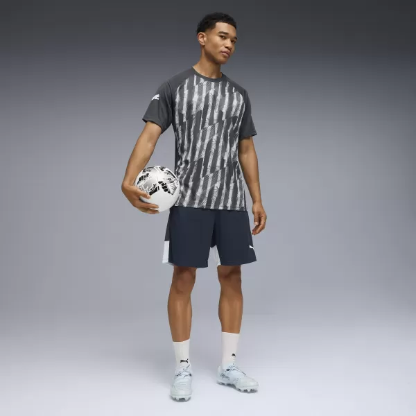  Tricou funcțional pentru bărbați PUMA INDIVIDUALLIGA GRAPH JERSEY 660578_02 MINERAL COBALT/GRI VAPORI 