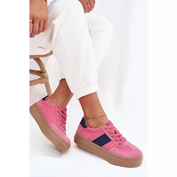  Adidasi de dama BIG STAR TT274164 ROZ Pantofi Big Star 