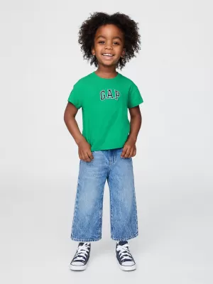 Tricou pentru copii GAP ORIGINAL LOGO TEE 779644-02 VERDE GALANT
