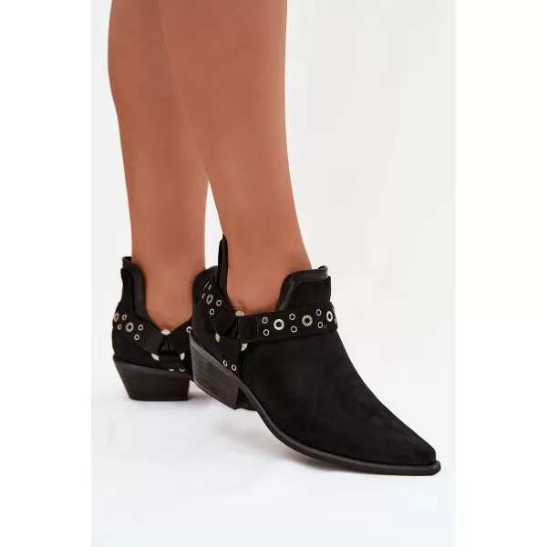  Pantofi de dama BOTO VANNESSAE 41391 NEGRU 