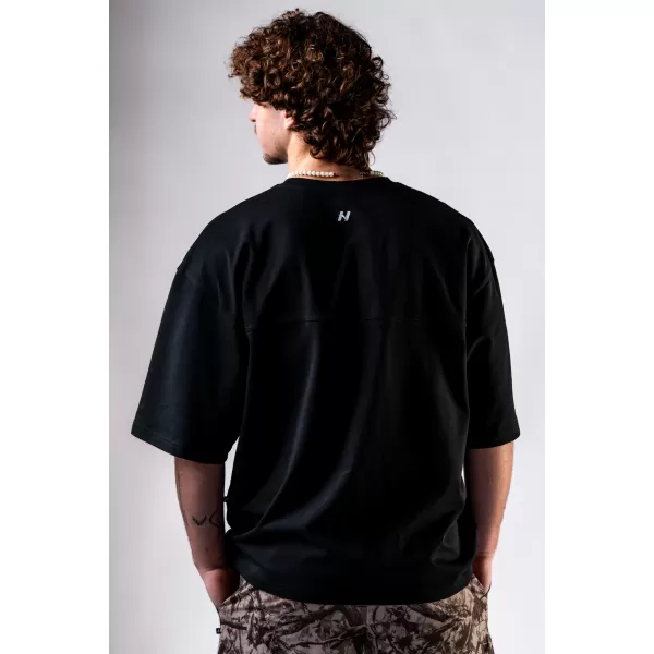  Tricou supradimensionat POWER 898 BLACK Nebbia 