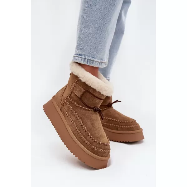  Pantofi dama BIG STAR SS274373 MARO/BEJ Pantofi Big Star 