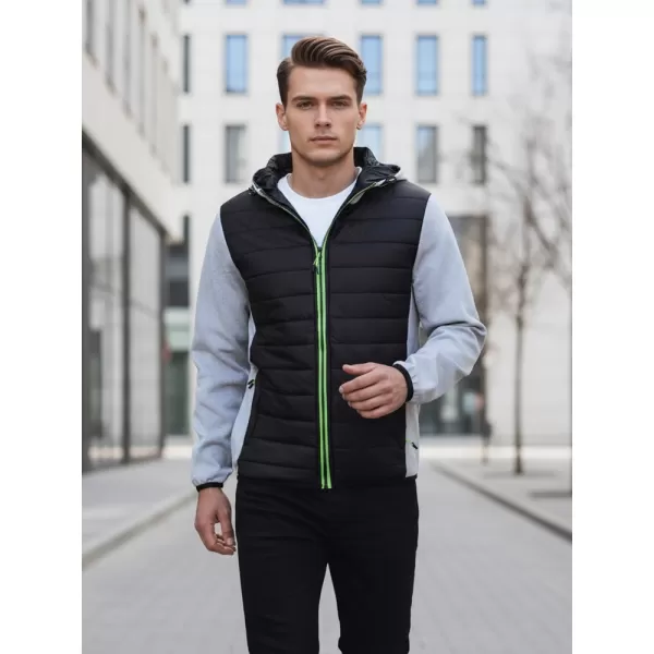  Jachetă pentru bărbați DSTREET TX4402 GRI DESCHIS 