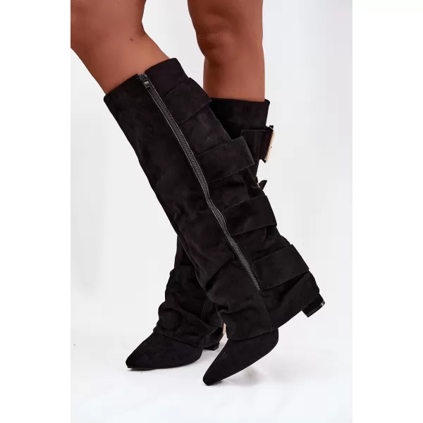 Cizme de dama BOTO ISAVELLE 39162 NEGRU 