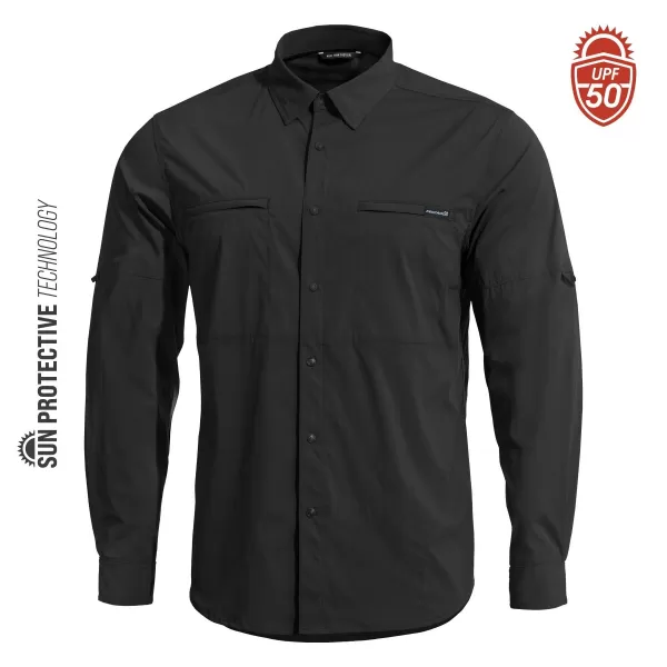  Cămașă pentru bărbați PENTAGON WAYNE K02029 01 NEGRU 