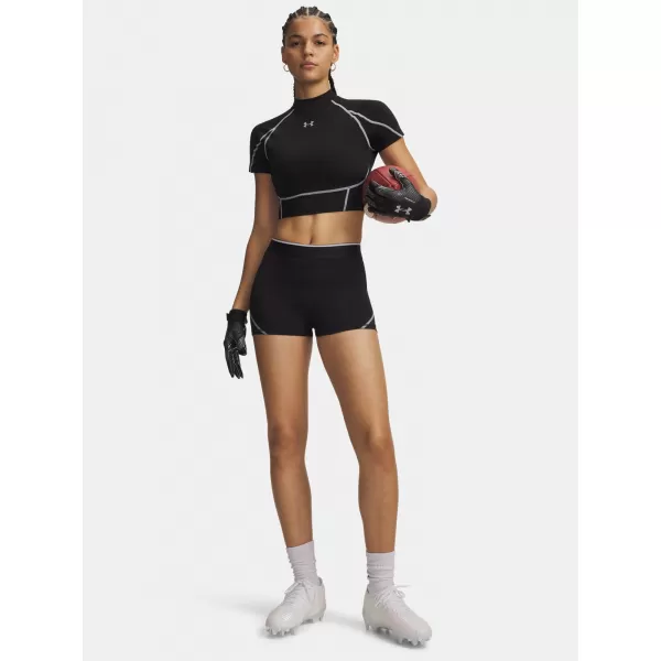  Pantaloni scurți de damă UNDER ARMOUR HEATGEAR ELITE SHORTY 6015371-008 NEGRU 