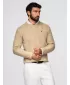 Pulover pentru bărbați OMBRE OM-SWSW-0147 NISIP