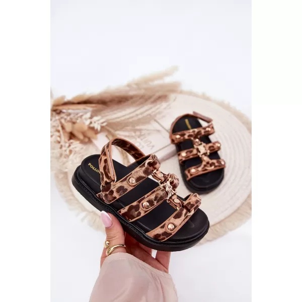  Sandale pentru copii BOTO LUNESSA 38047 LEOPARD 