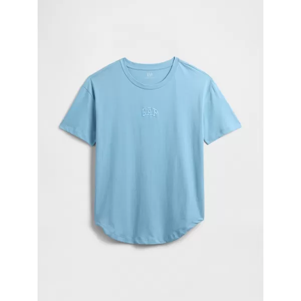 Tricou pentru femei GAP LOGO TEE 407990-10 PIATRA ALBASTRA 
