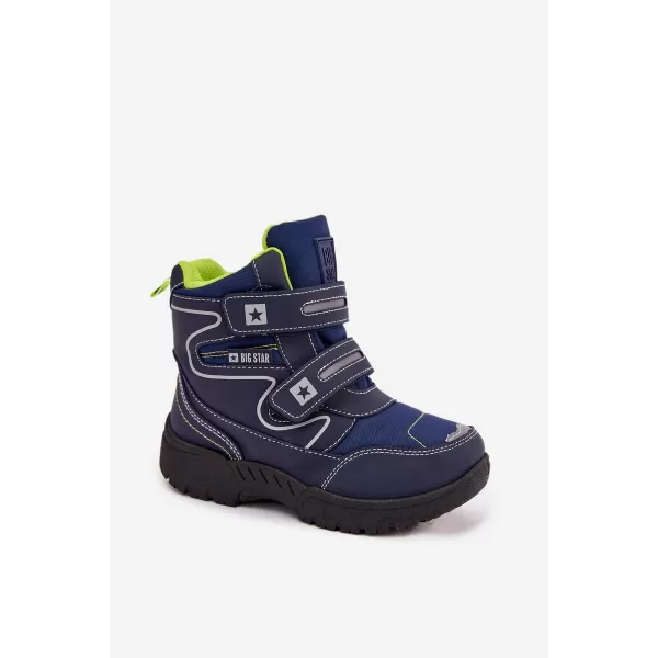  Cizme de zapada pentru copii BIG STAR OO374048 ALBASTRU Pantofi Big Star 