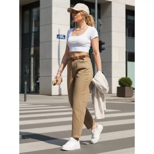  Pantaloni de dama DSTREET UY2878 BEJ 
