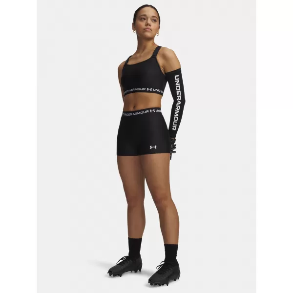  Pantaloni scurți de damă HEATGEAR SHORTY 6010725-008 NEGRU Under Armour 