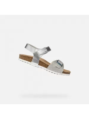 Sandale pentru fete GEOX ADRIEL J028MC0BNEWC1007 ARGINT