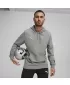 Panoul pentru bărbați PUMA TEAMGOAL CASUALS HOODY 658618_33 HEATHER GRI MEDIU/ALB