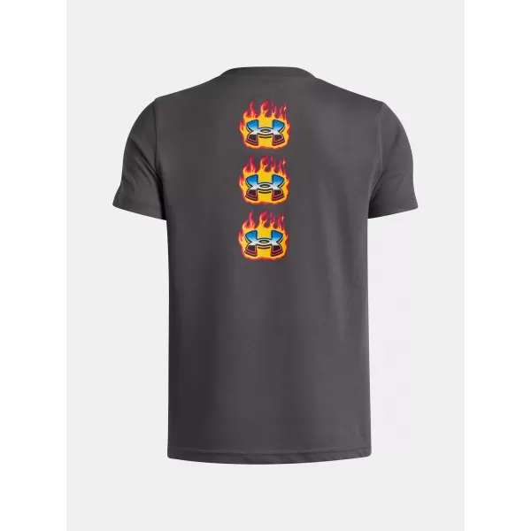  Tricou băieți UNDER ARMOUR UA FLAME WM SS 6005059-025 GRI 