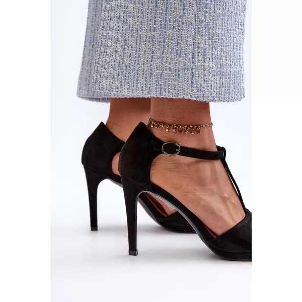  Sandale de dama VINCEZA OBDARIA NEGRU 